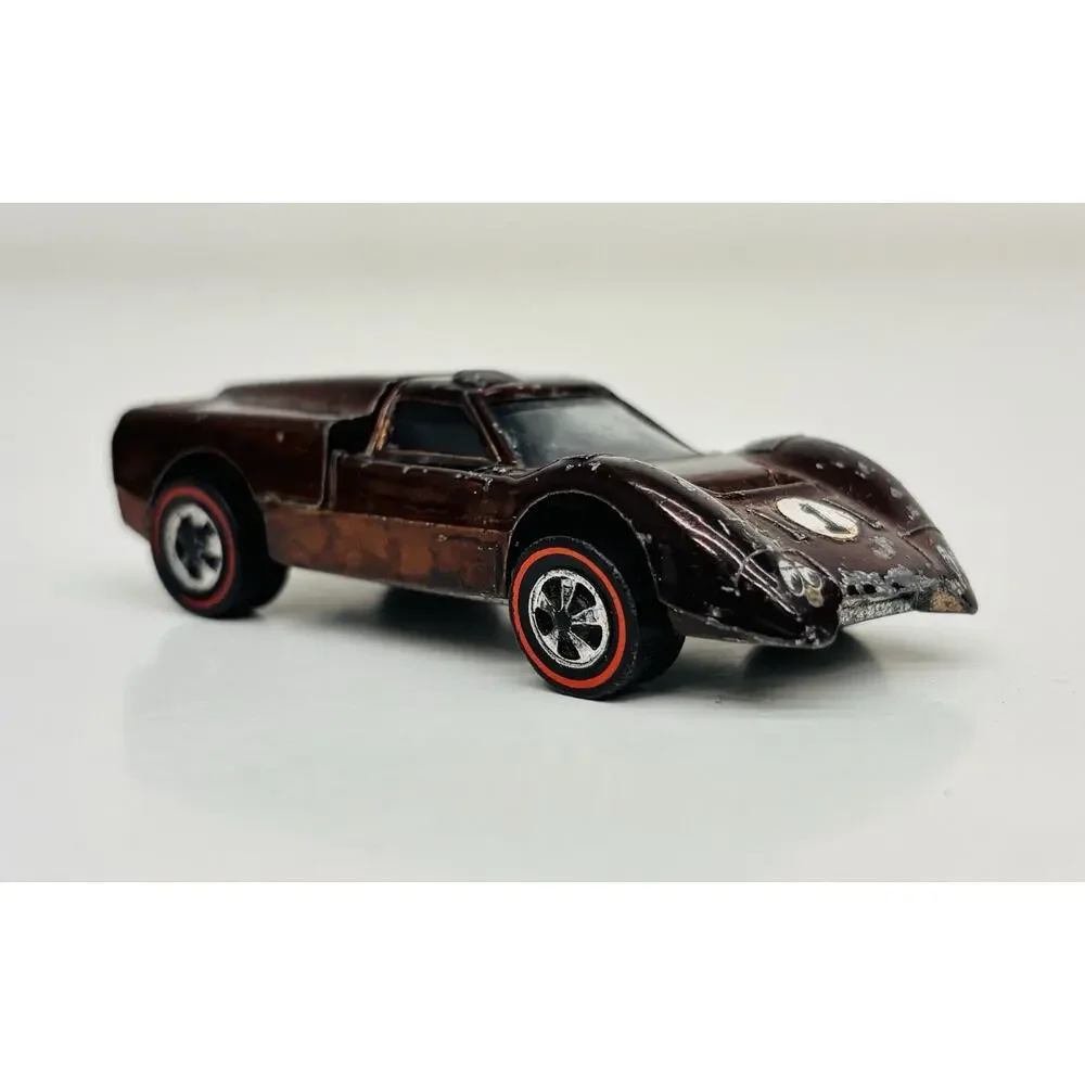Hot Wheels Redline Ford J Car Brown US Black Interior